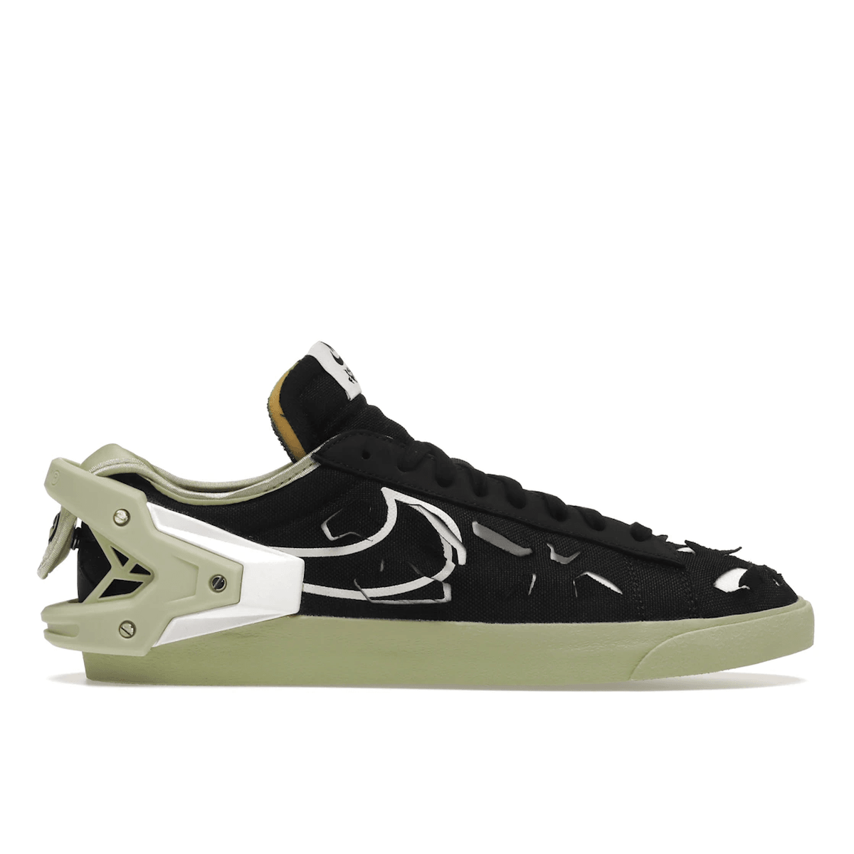Nike Blazer Low Acronym Black Olive Aura - Sneakerzone