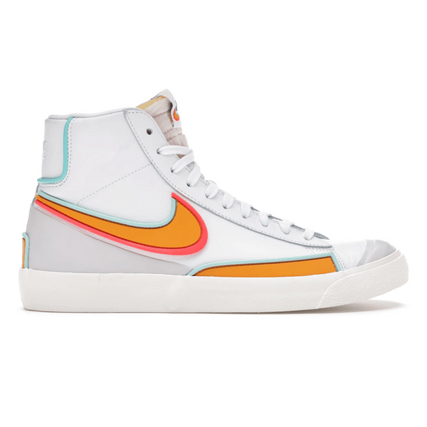 nike blazer mid infinite white kumquat
