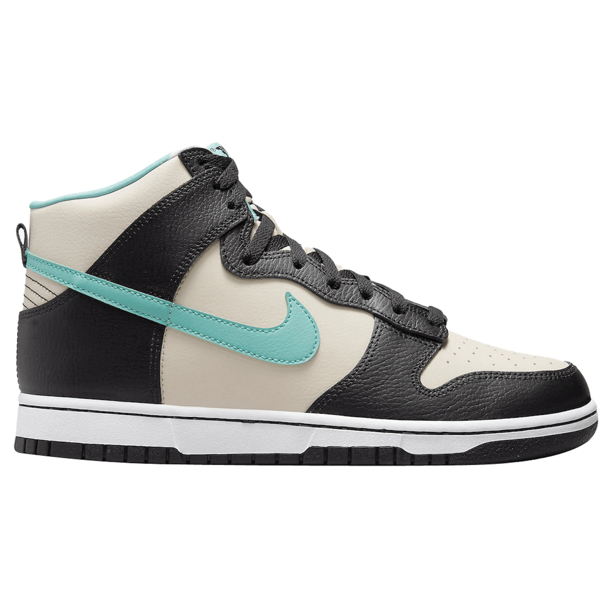 Nike Dunk High EMB Beige Black Washed Teal - Sneakerzone