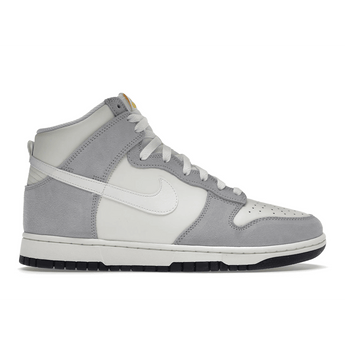 Nike Dunk High Retro Sail Pure Platinum Black White - Sneakerzone