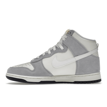 Nike Dunk High Retro Sail Pure Platinum Black White - Sneakerzone