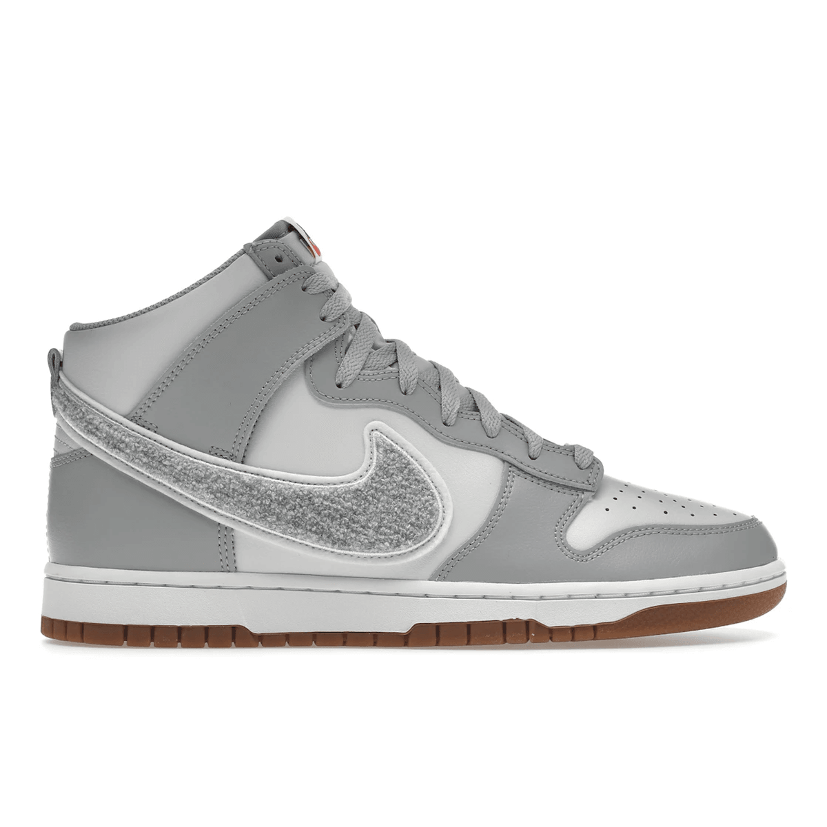 Nike Dunk High University Chenille Swoosh Light Smoke Grey - Sneakerzone