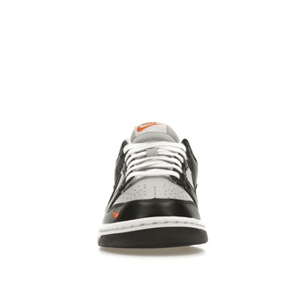 Nike Dunk Low Black Total Orange Mini Swoosh - Sneakerzone