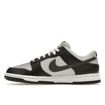 Nike Dunk Low Black Total Orange Mini Swoosh - Sneakerzone