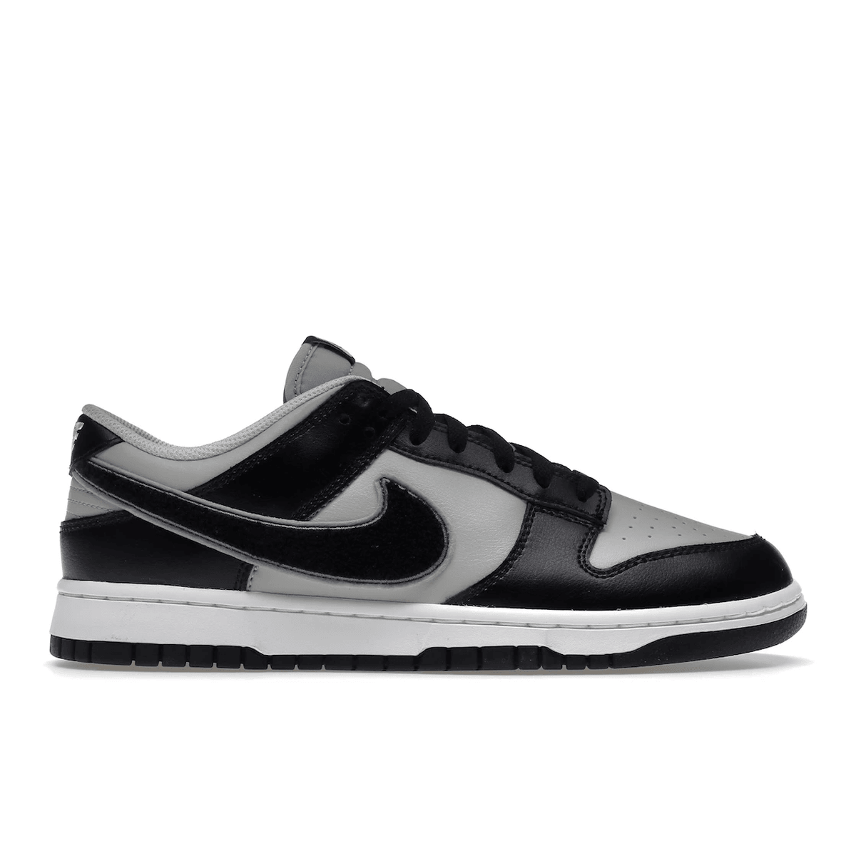 Nike Dunk Low Chenille Swoosh Black Grey - Sneakerzone