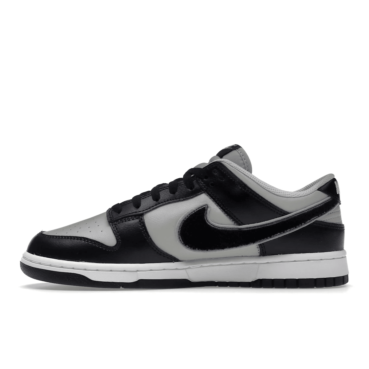 Nike Dunk Low Chenille Swoosh Black Grey - Sneakerzone
