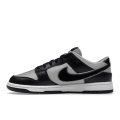 Nike Dunk Low Chenille Swoosh Black Grey - Sneakerzone