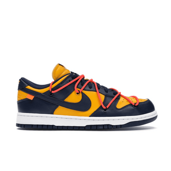 Nike Dunk Low Off-White University Gold - Sneakerzone
