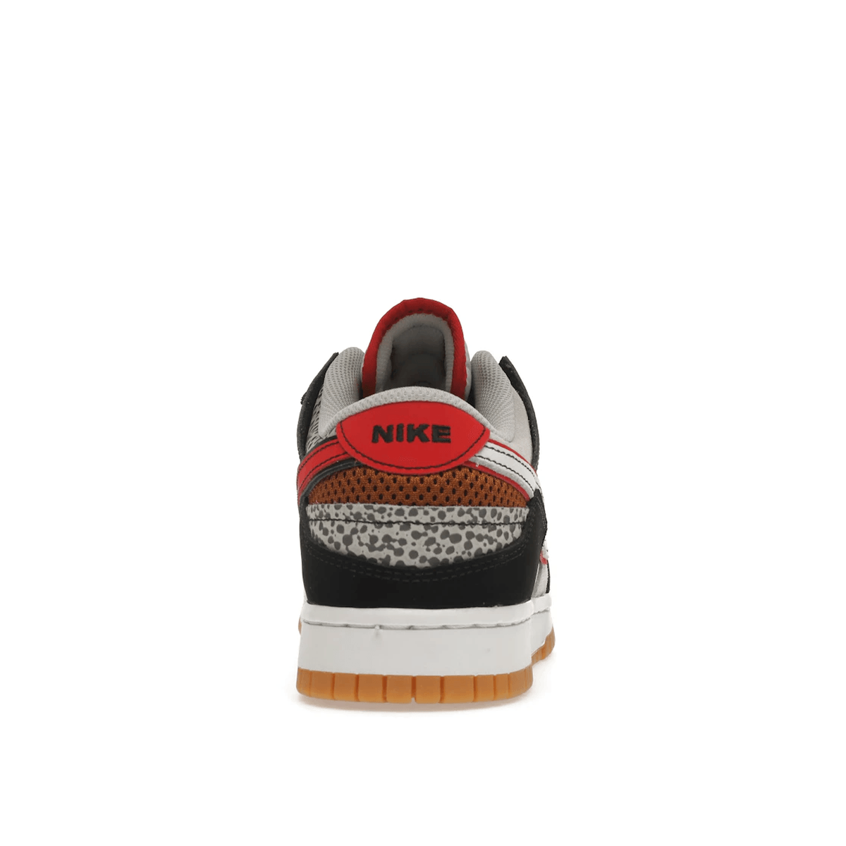 Nike Dunk Low Scrap Black Grey University Red - Sneakerzone
