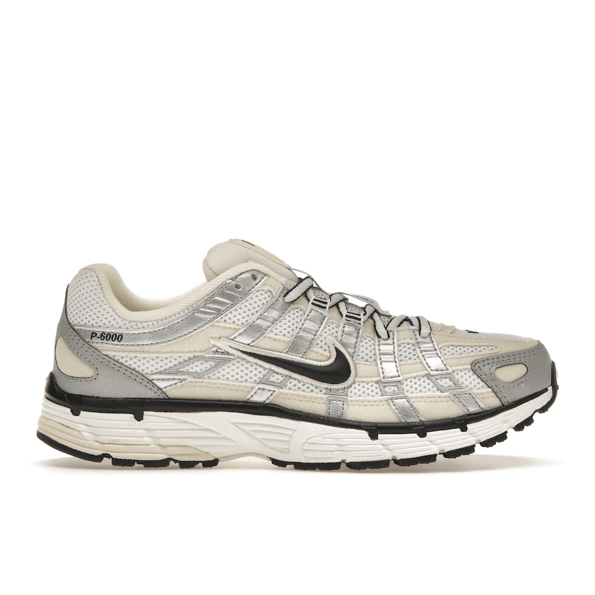 Nike P-6000 Coconut Milk Metallic Silver - Sneakerzone