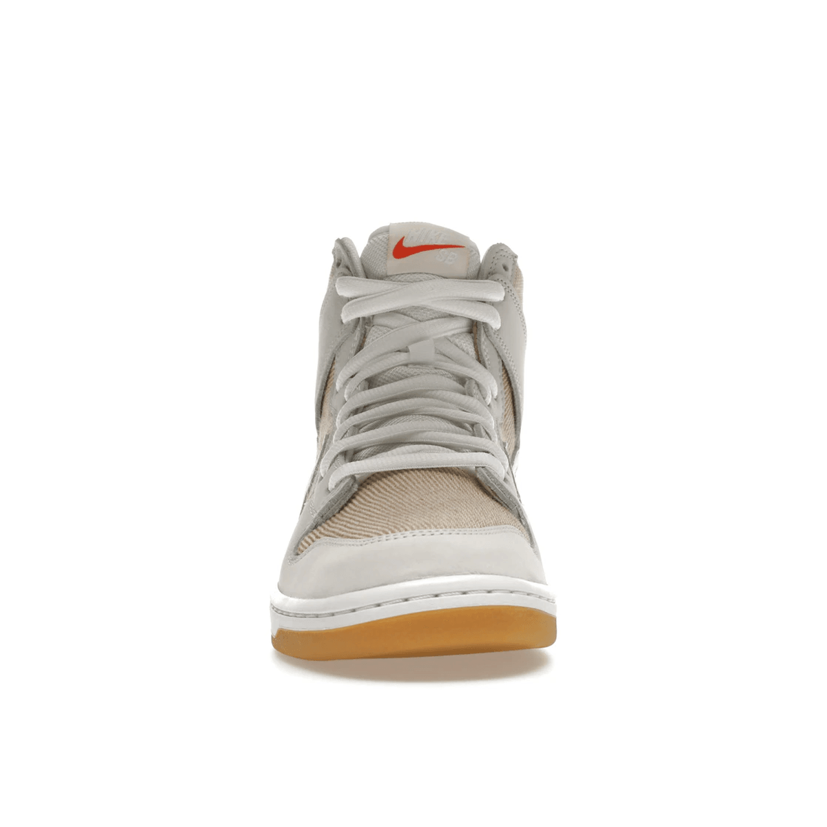 Nike SB Dunk High Pro ISO Orange Label Unbleached Natural - Sneakerzone