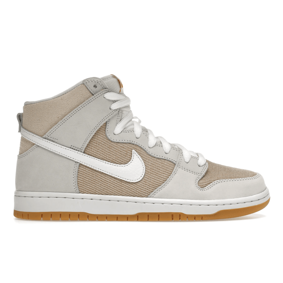 Nike SB Dunk High Pro ISO Orange Label Unbleached Natural - Sneakerzone