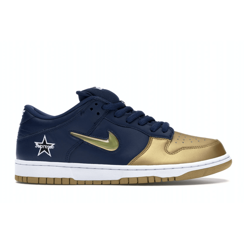 Nike SB Dunk Low Supreme Jewel Swoosh Gold product image