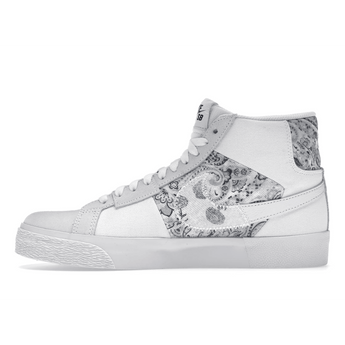 Nike SB Zoom Blazer Mid Premium Floral White Grey - Sneakerzone