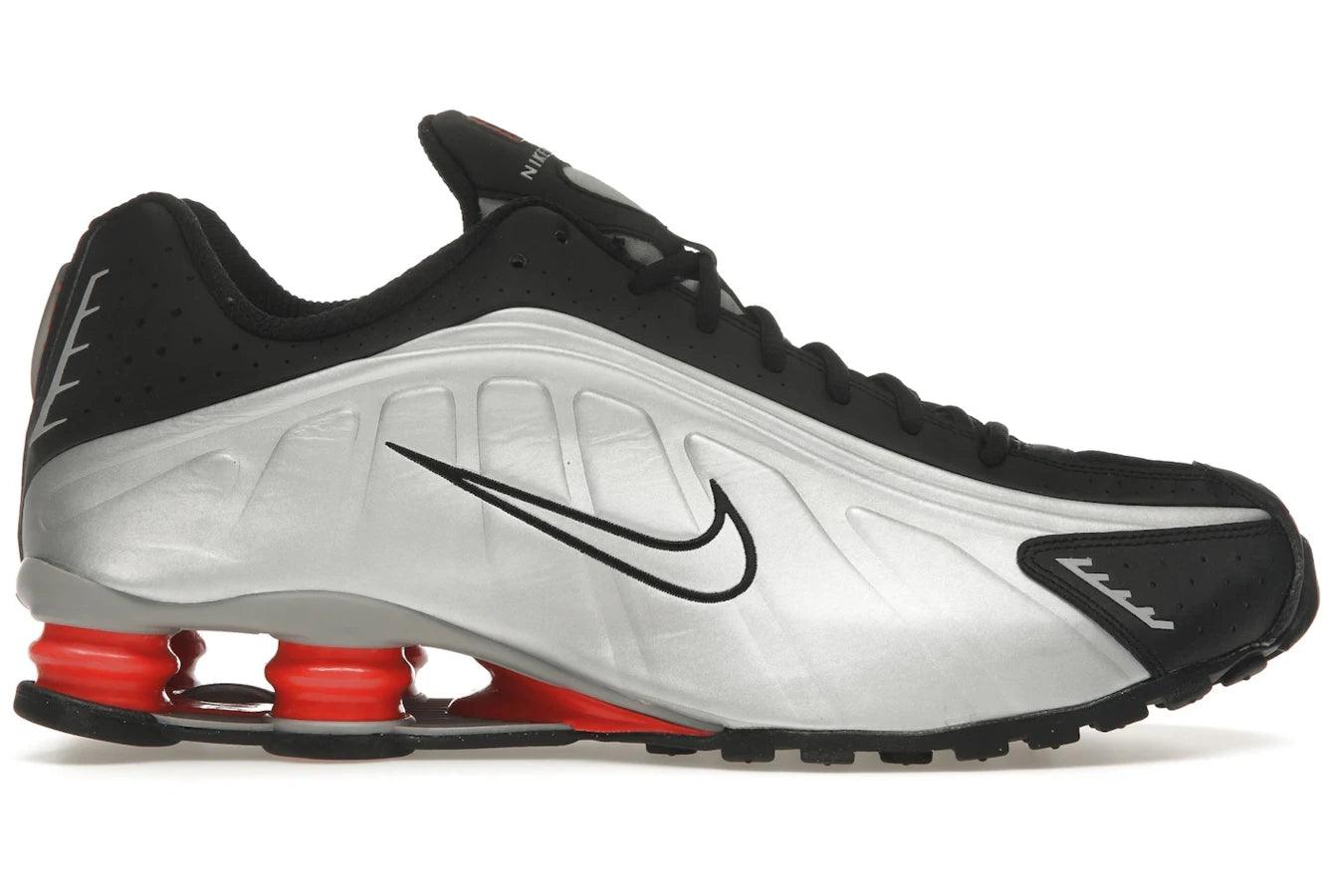 Nike Shox R4 Black Metallic Silver - Sneakerzone