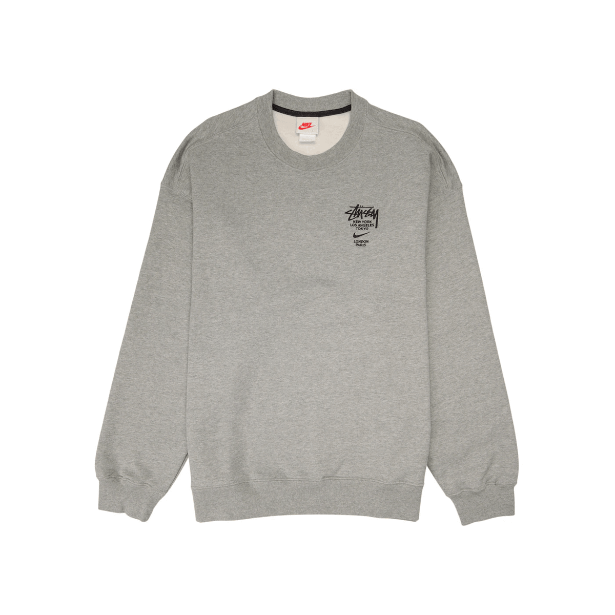 nike stussy crew neck