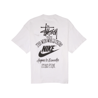 Nike x Stussy The Wide World Tribe T-Shirt White - Sneakerzone