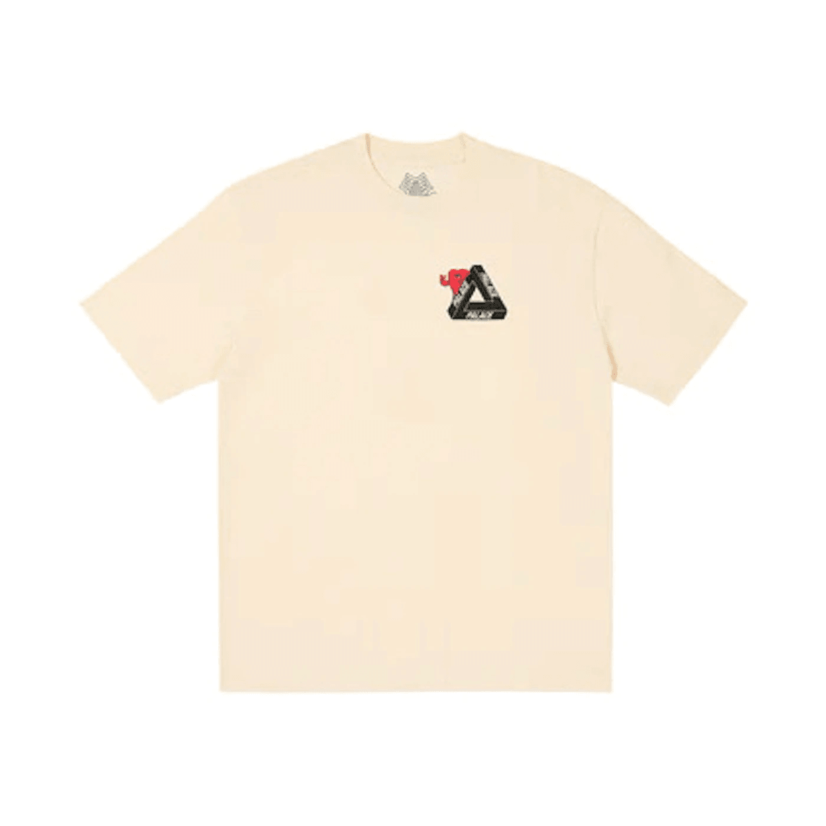 Palace Tri-Hearts T-shirt Soft White - Sneakerzone