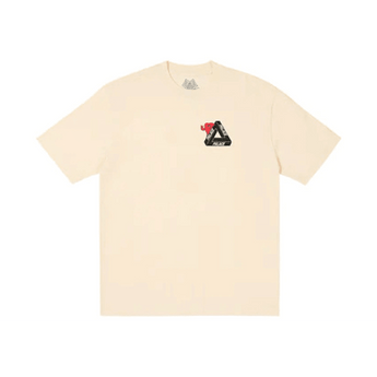 Palace Tri-Hearts T-shirt Soft White - Sneakerzone