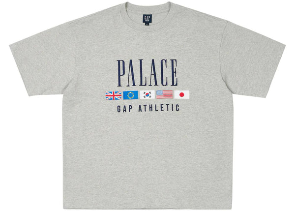 Palace x Gap Heavy Jersey T-Shirt Grey - Sneakerzone