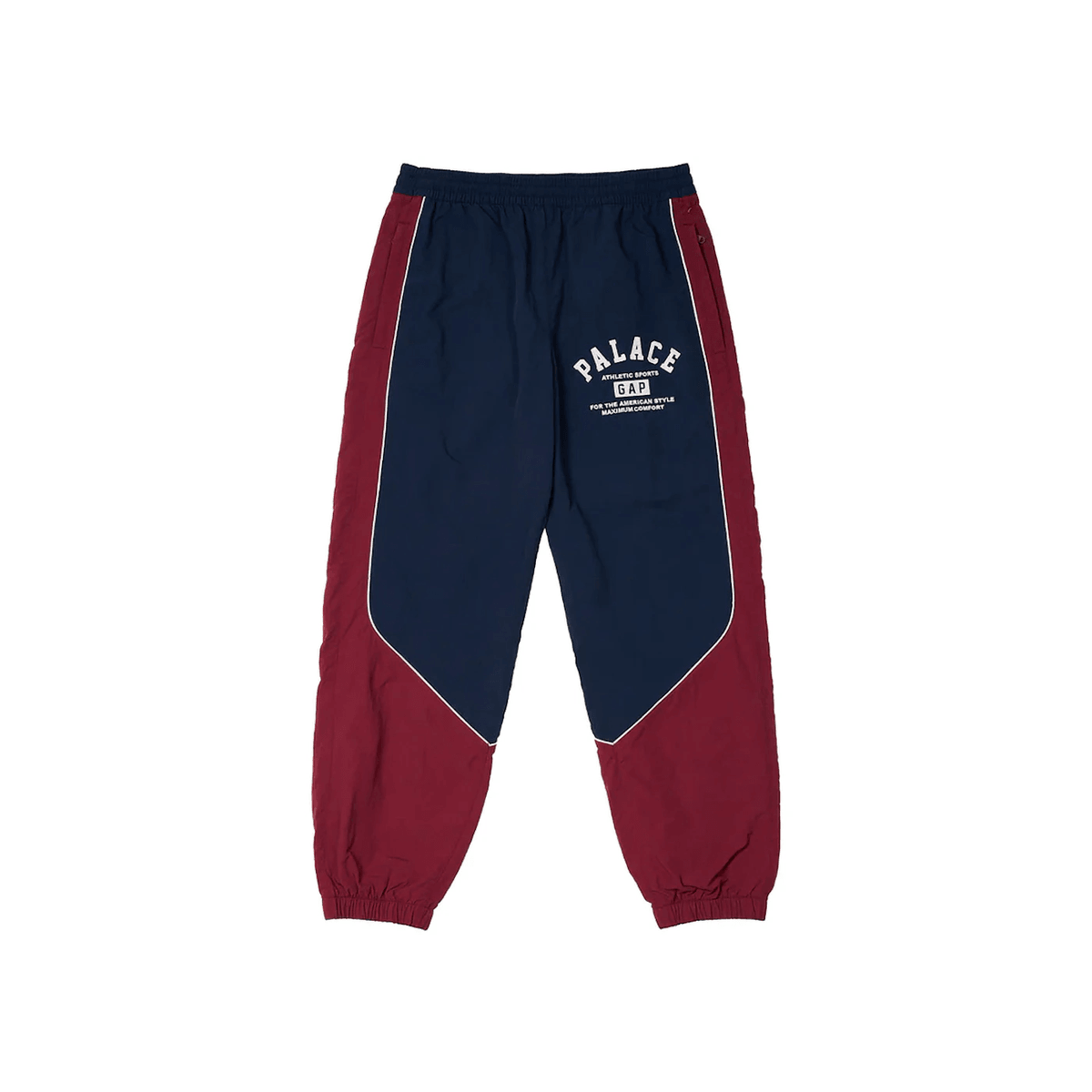 Palace x Gap Nylon Track Bottom Navy/Red - Sneakerzone