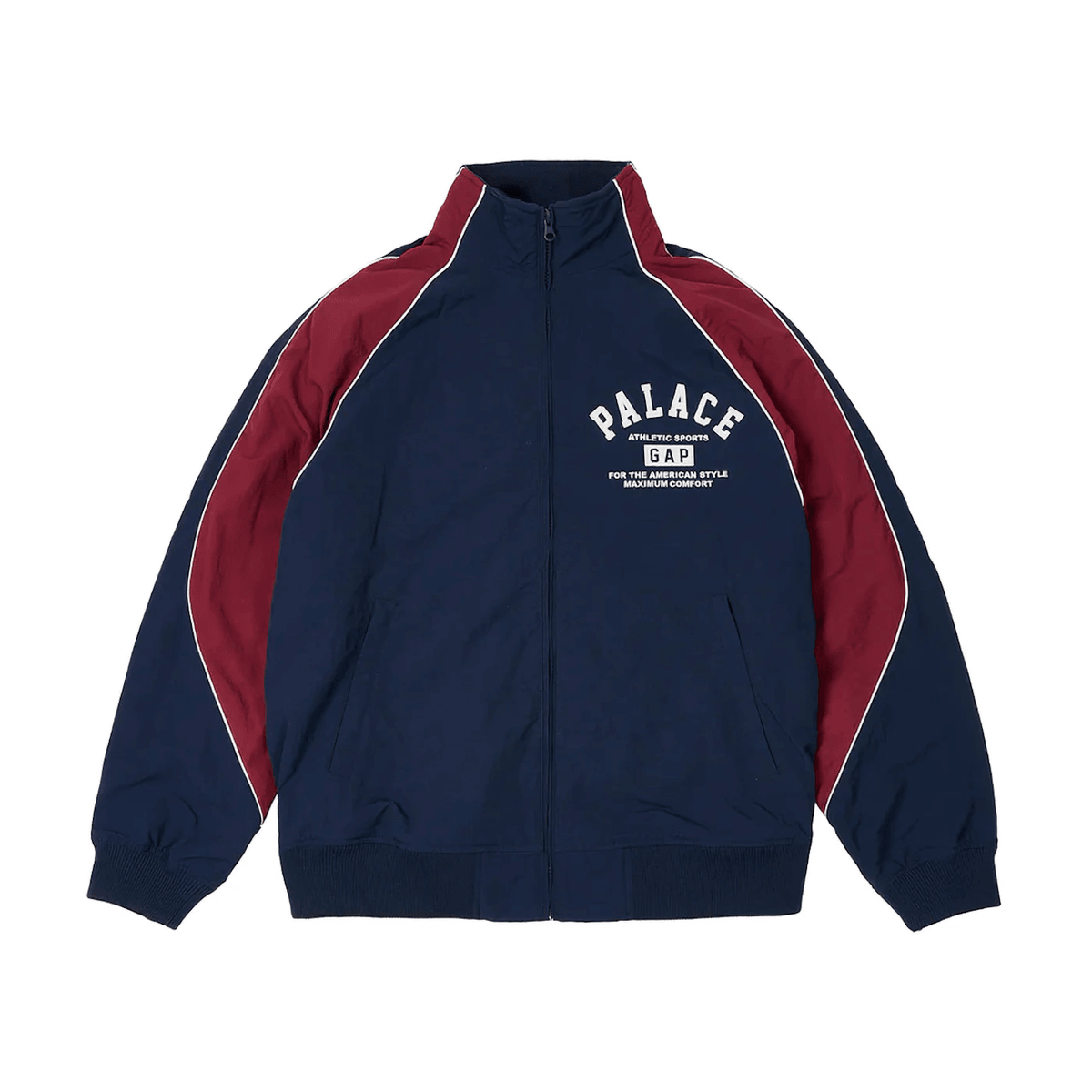 Palace x Gap Nylon Track Top Navy/Red - Sneakerzone