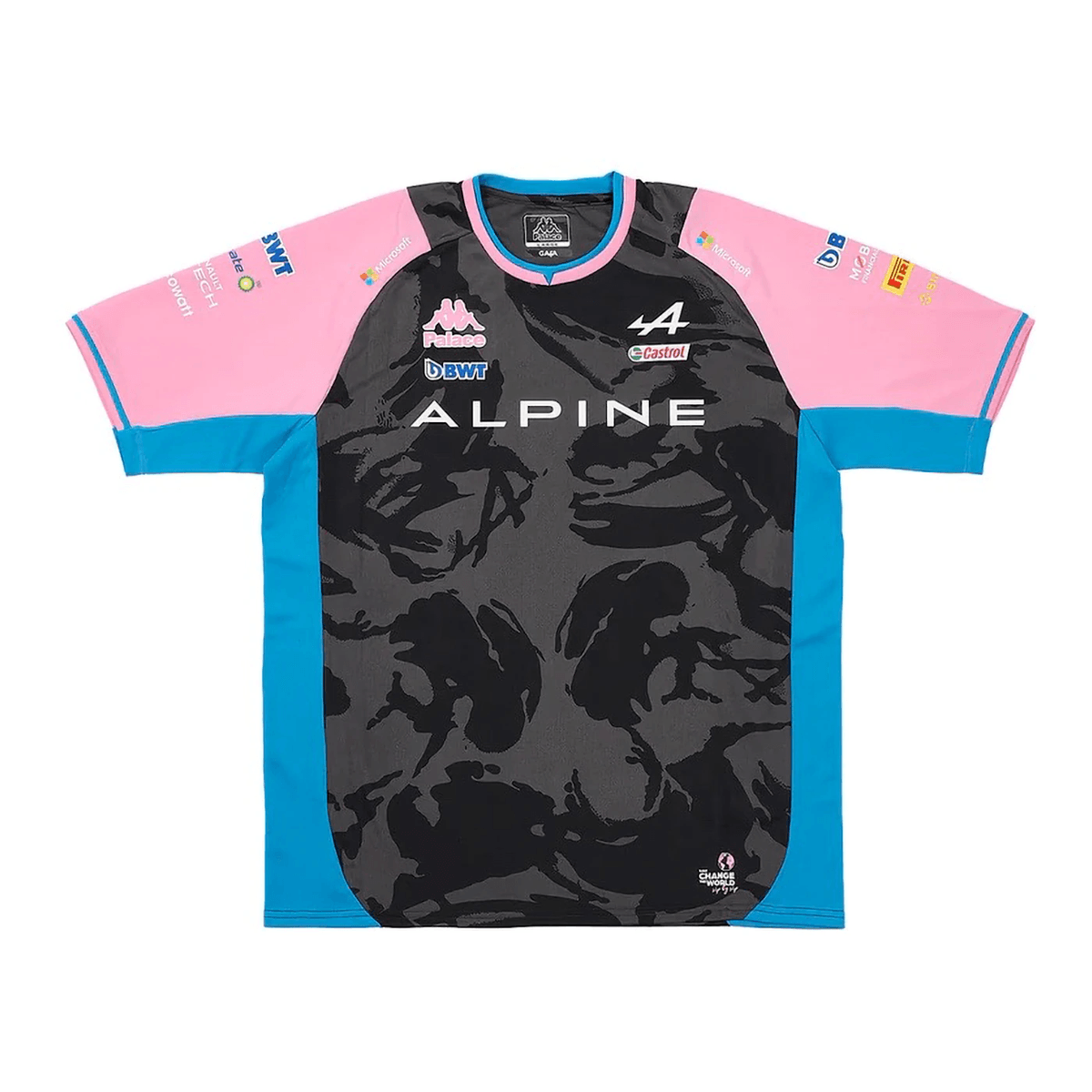 Palace x Kappa For Alpine Driver Jersey Night Desert Camo - Sneakerzone
