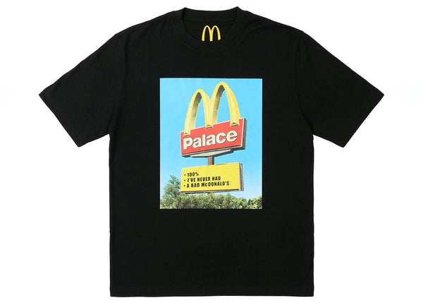 Palace x McDonald's Sign T-shirt Black - Sneakerzone