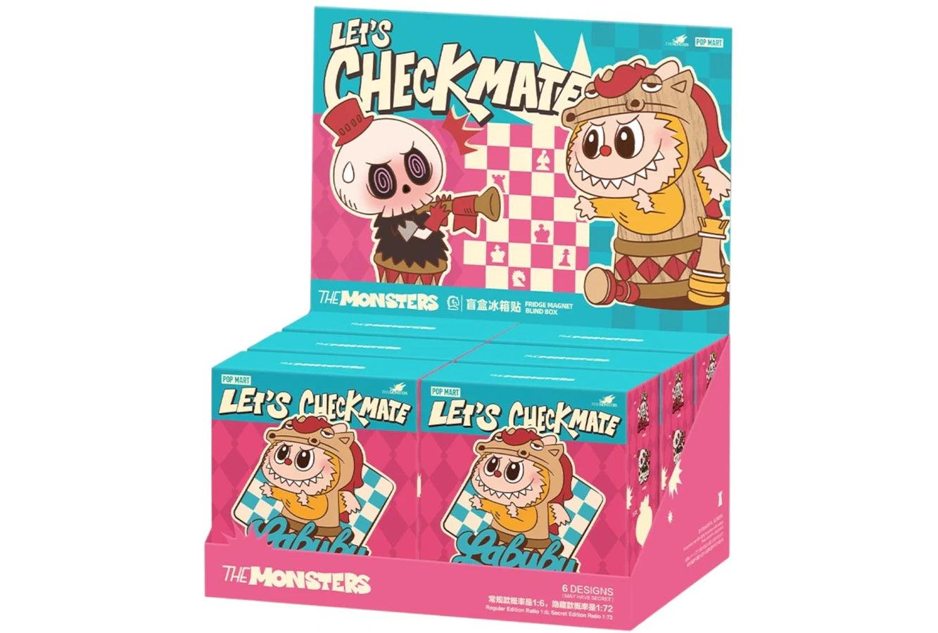 Pop Mart Labubu The Monsters Let's Checkmate Fridge Magnet Sealed Case - Sneakerzone