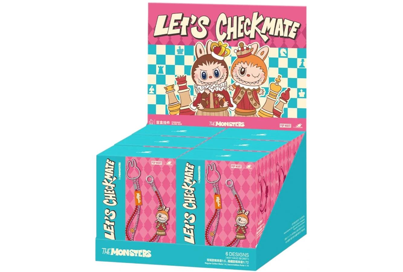 Pop Mart Labubu The Monsters Let's Checkmate Pendant Sealed Case - Sneakerzone