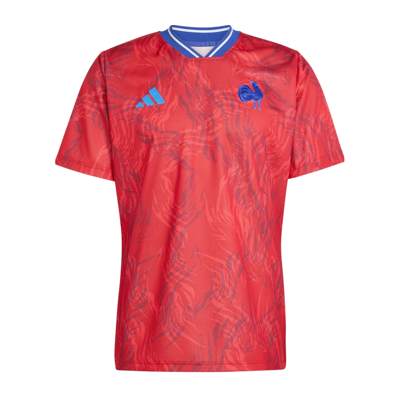 Adidas France Rugby Prematch Jersey Collegiate Red product image