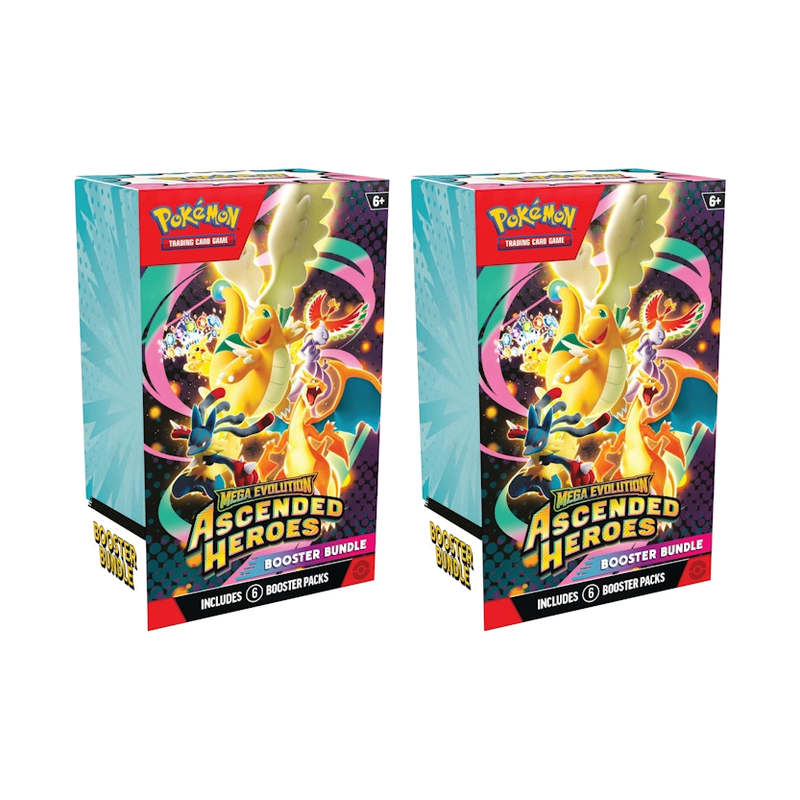 2026 Pokémon Mega Evolution Ascended Heroes Booster Bundle 2x Lot