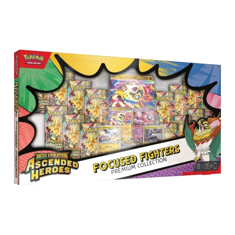 2026 Pokémon Mega Evolution Ascended Heroes Focused Fighters Premium Collection