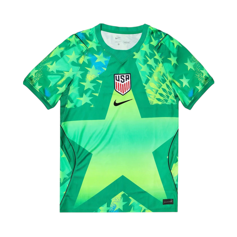 Nike USMNT 2026 Dri-Fit Stadium Goalkeeper Soccer Replica Jersey Stadium Green/Black product image