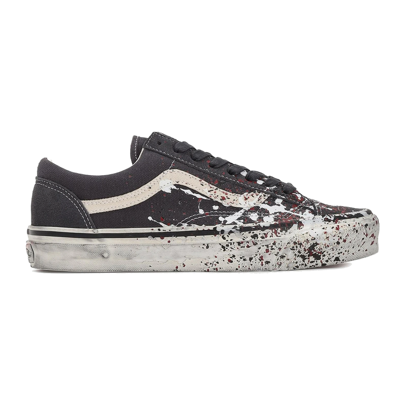 Vans Premium Old Skool 36 Paint Splatter Charcoal Grey