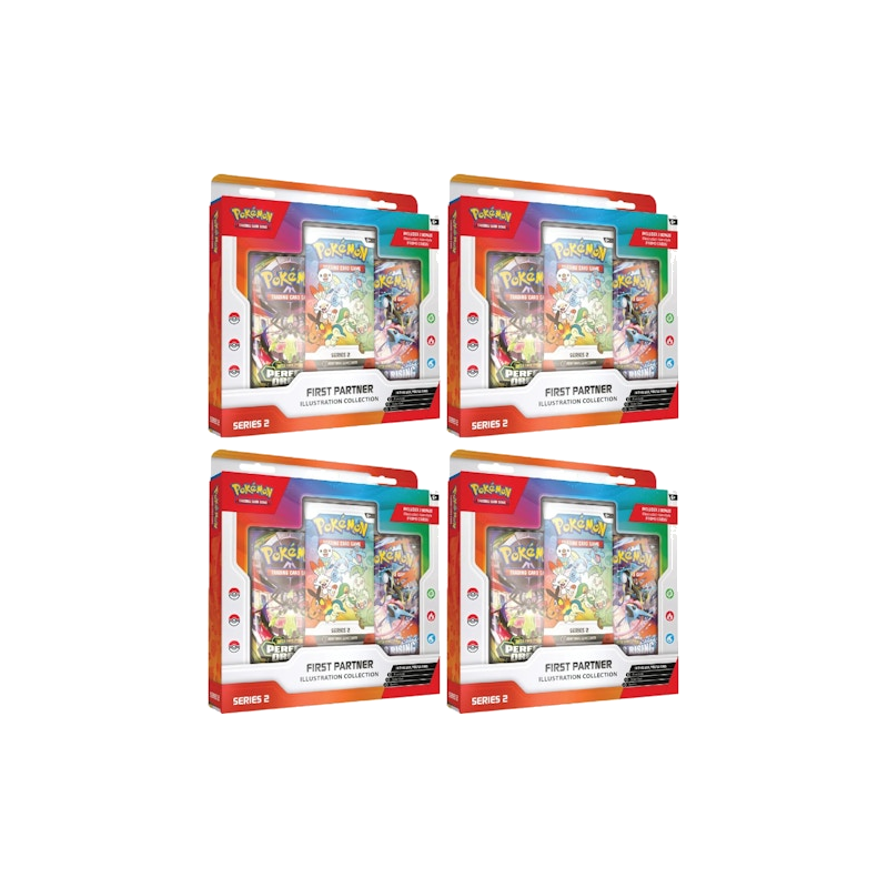 2026 Pokémon Mega Evolution First Partner Illustration Collection Series 2 4x Lot product image