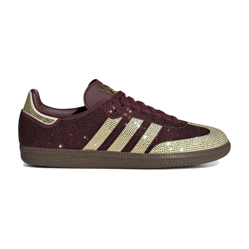 Adidas Samba OG Rhinestone Maroon Warm Vanilla product image