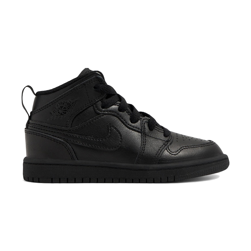 Air Jordan 1 Mid Triple Black (PS)