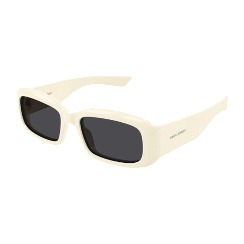 Saint Laurent Square Sunglasses Ivory Ivory Black-Black product image