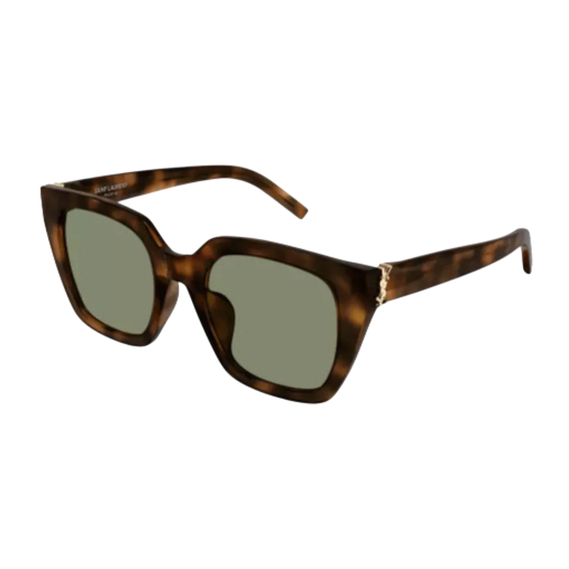 Saint Laurent Square Sunglasses Havana-Green product image
