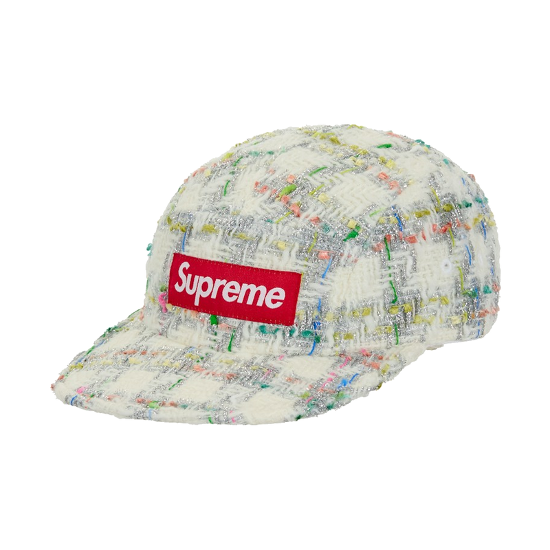 Supreme Metallic Boucle Camp Cap White product image