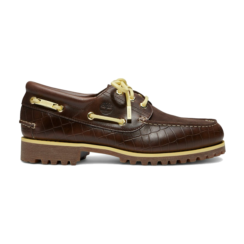 Timberland Authentic Boat Shoe Jacquemus Dark Brown Croc Embossed product image