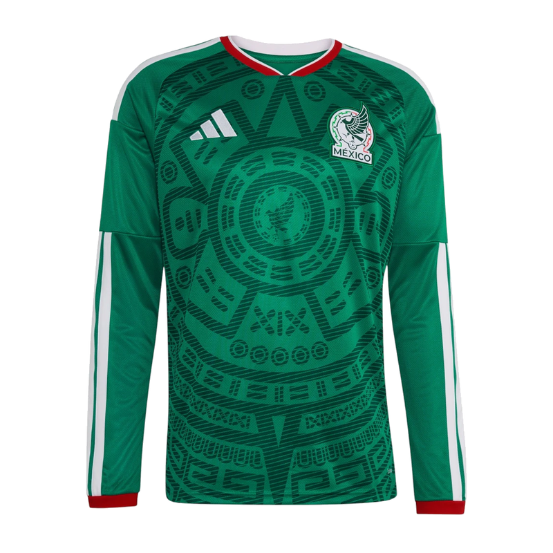 Adidas Mexico 2026 Home Replica Long Sleeve Jersey Bold Green product image