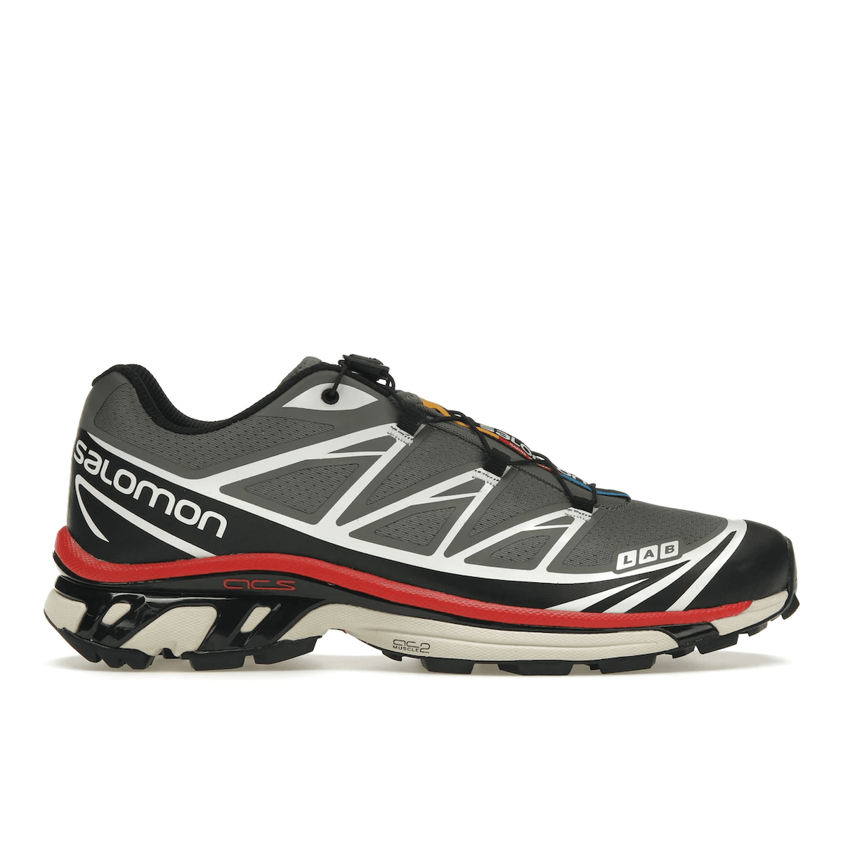 Salomon XT-6 Pewter Aurora Red - Sneakerzone