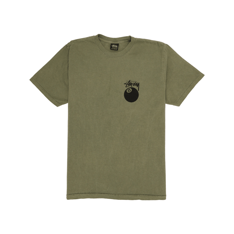 Stussy 8 Ball Pigment Dyed Tee Olive product image