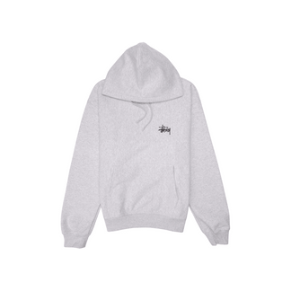 Stussy Basic Hoodie Ash Heather - Sneakerzone