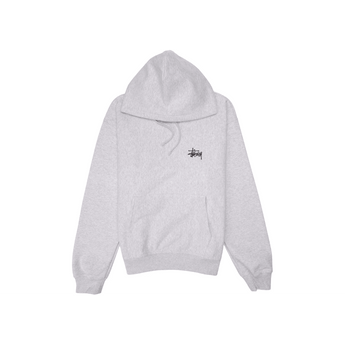 Stussy Basic Hoodie Ash Heather - Sneakerzone