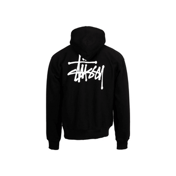 Stussy Basic Hoodie Black - Sneakerzone