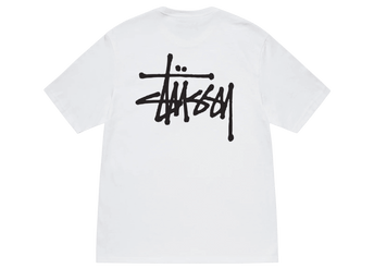 Stussy Basic Tee White - Sneakerzone