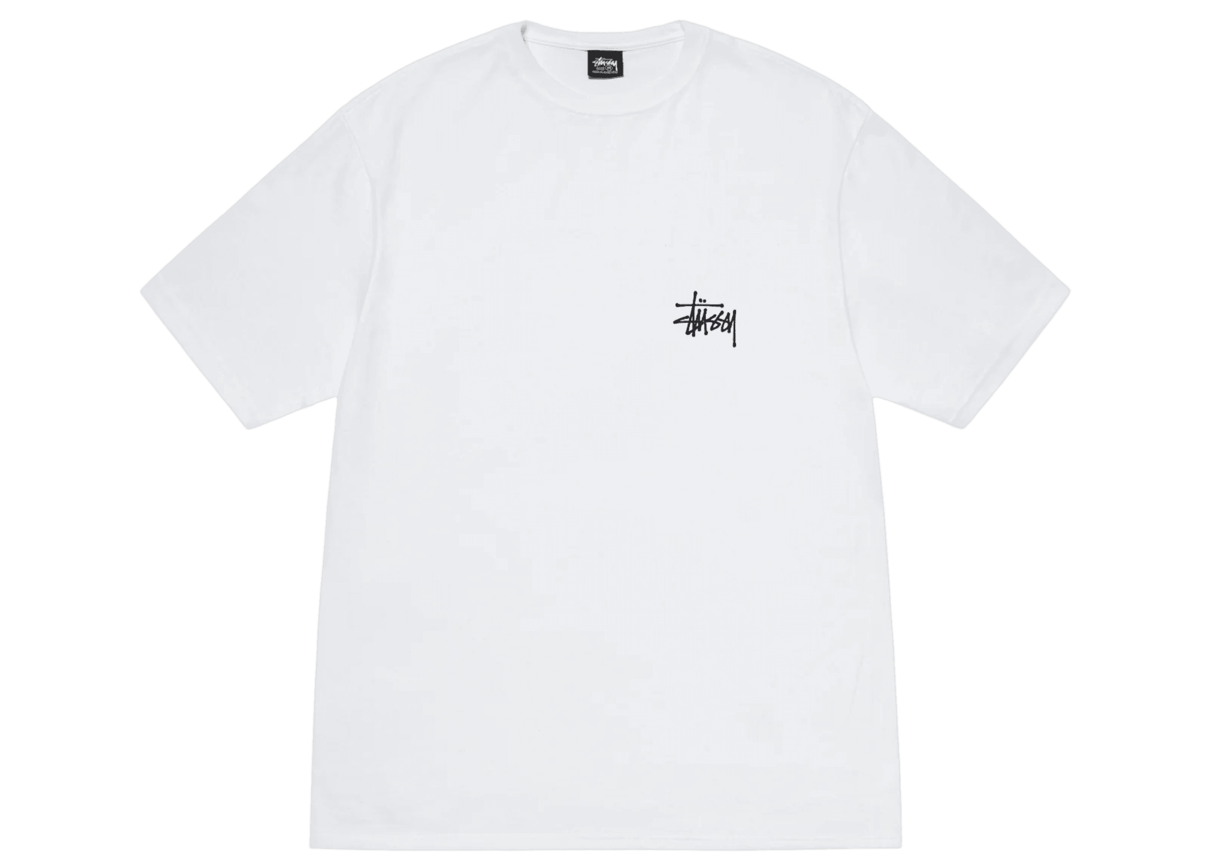Stussy Basic Tee White - Sneakerzone